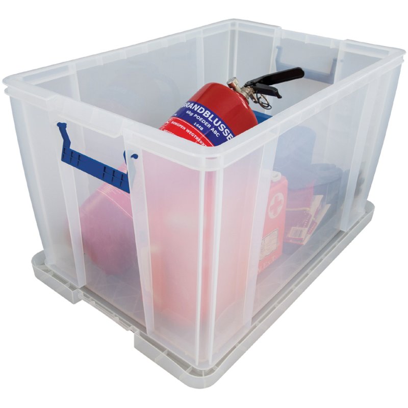 Fellowes ProStore boîte de rangement, 85 litres, transparent